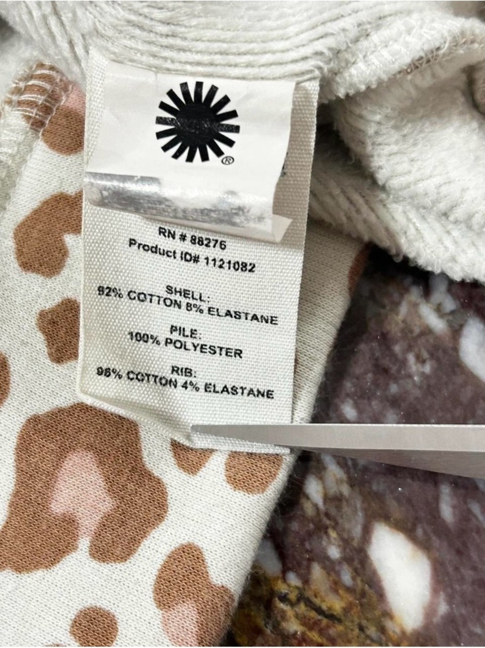 Ugg Women's Kes Leopard Print Fleece Pullover Hoodie View 6